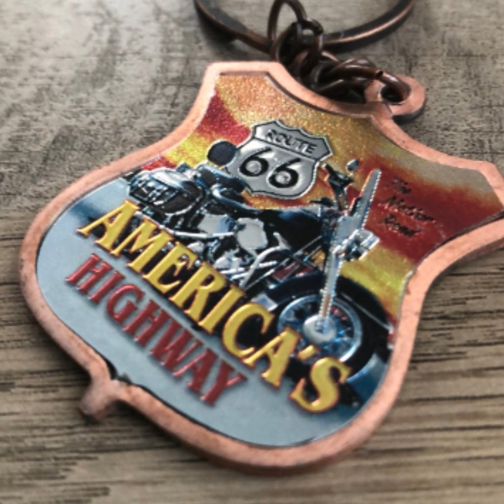 Route 66 Key Chain - Picture 2 of 2